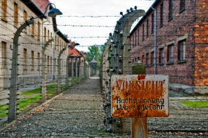Auschwitz Birkenau Concentration Camp main camp at Auschwitz Museum 